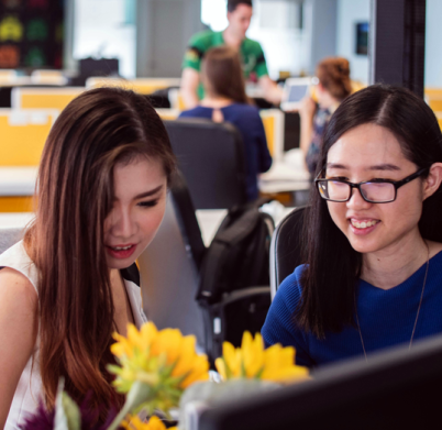 Telecom towers and digital network icons illustrating Indiana Telephone Network’s broadband and virtual PBX services.